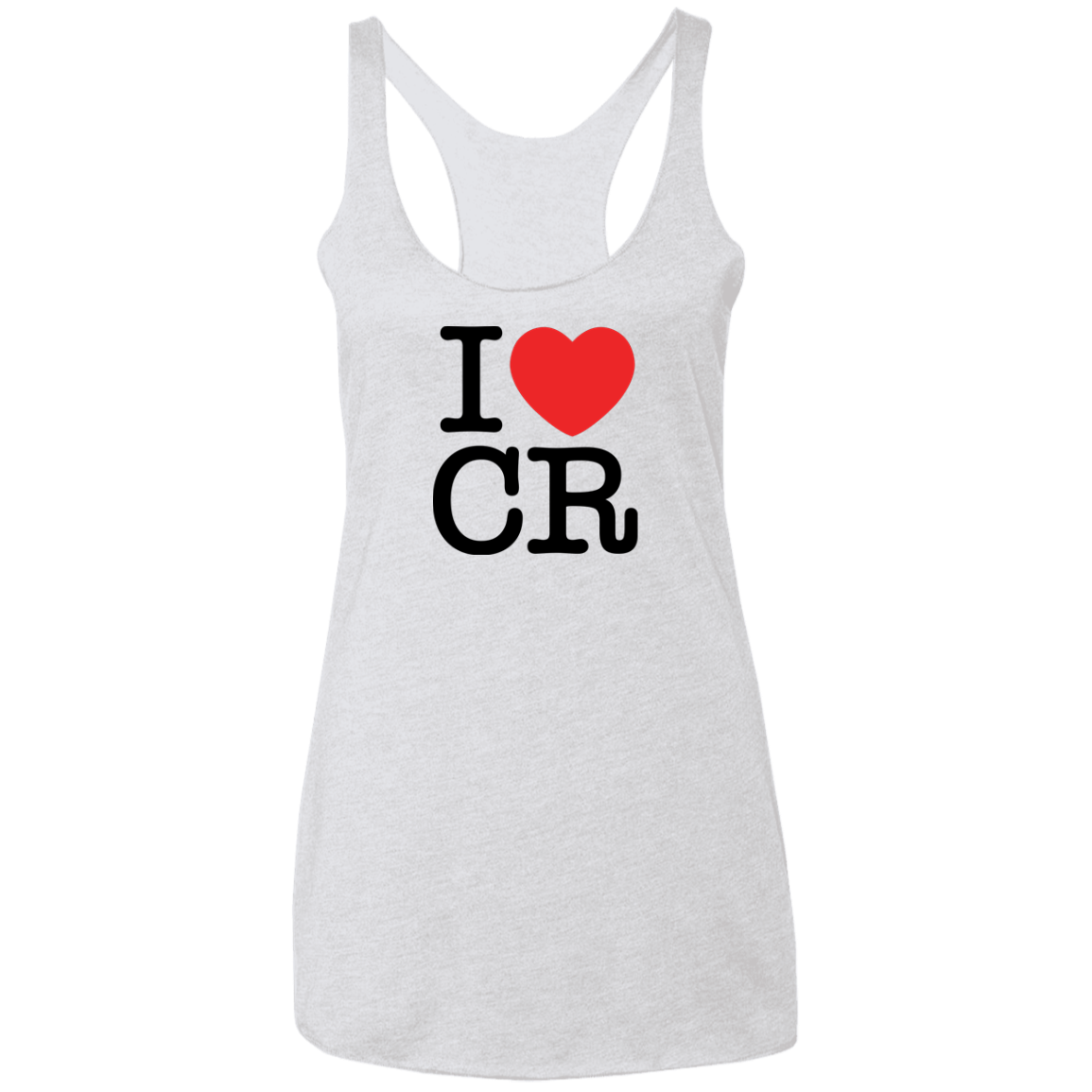 I Love Costa Rica Ladies Racerback Tank