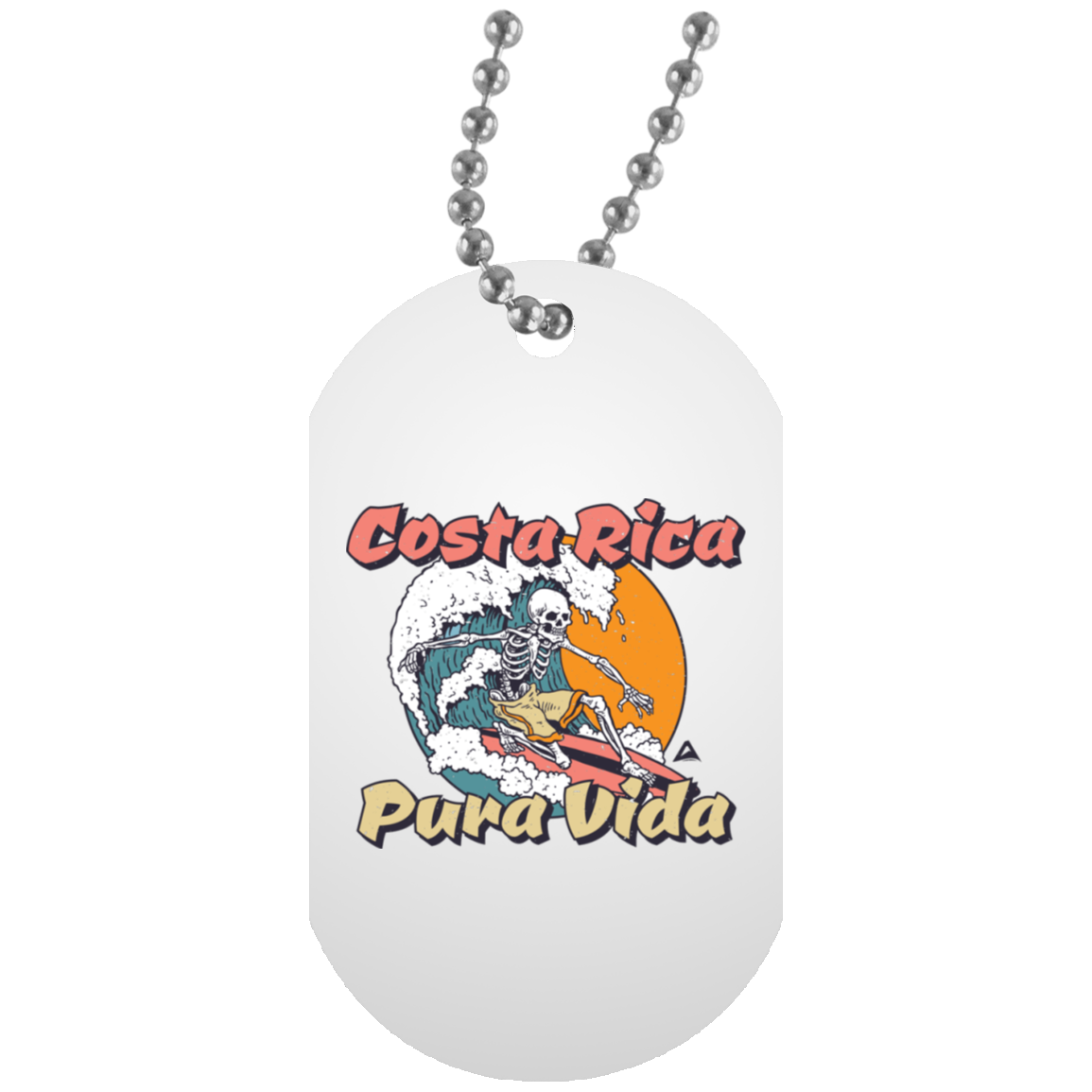 UN5588 White Dog Tag