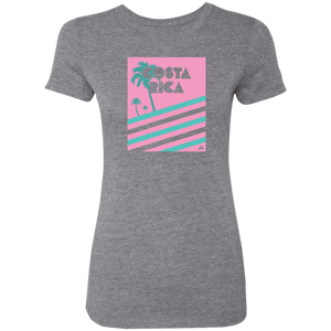 Miami Vice/ 80's (Pink) Ladies' T-Shirt