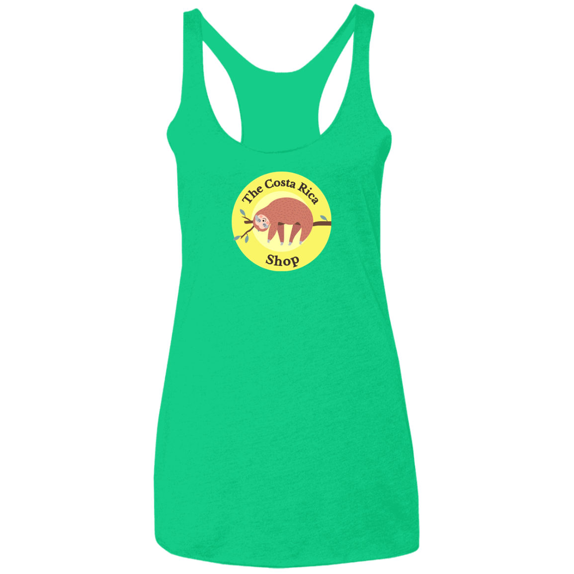 Sleepy Sloth Ladies Racerback Tank