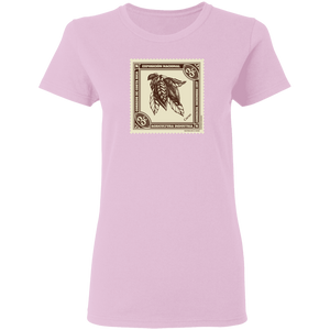 Vintage Costa Rica Stamp Ladies' T-Shirt