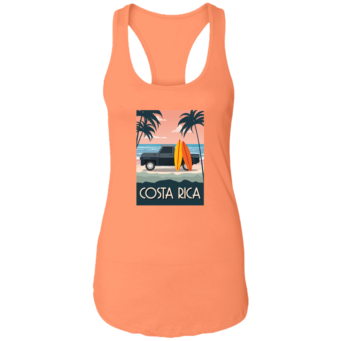 Surfer Ladies Racerback Tank