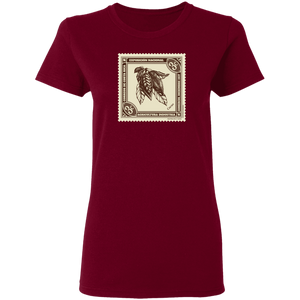 Vintage Costa Rica Stamp Ladies' T-Shirt