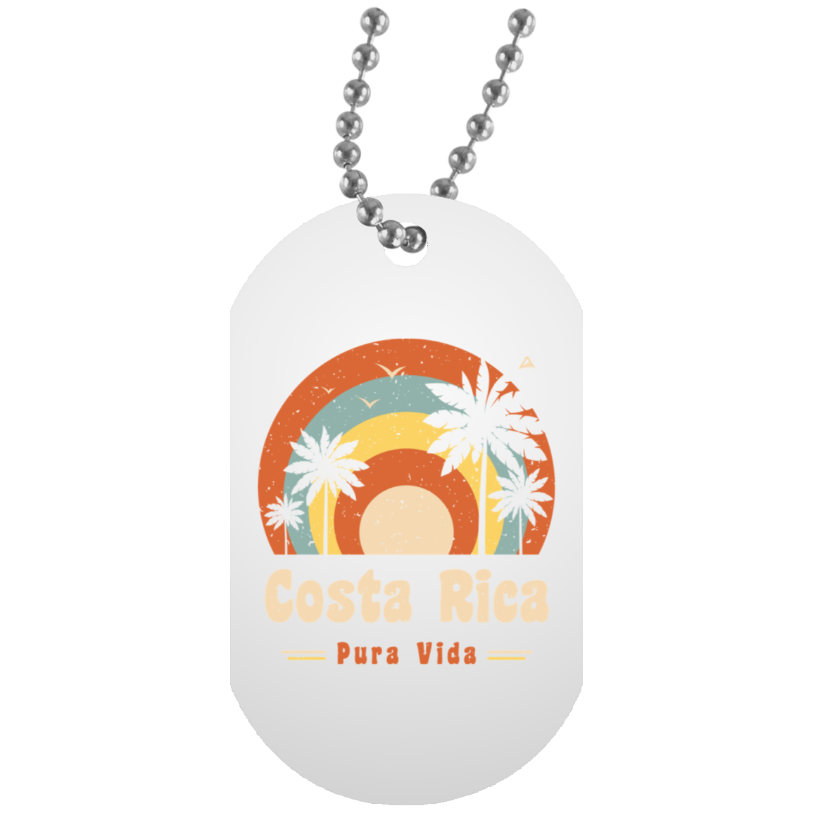 UN5588 White Dog Tag