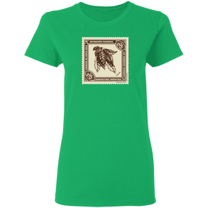 Vintage Costa Rica Stamp Ladies' T-Shirt