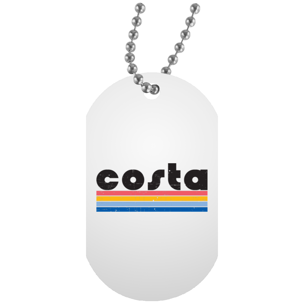 UN5588 White Dog Tag