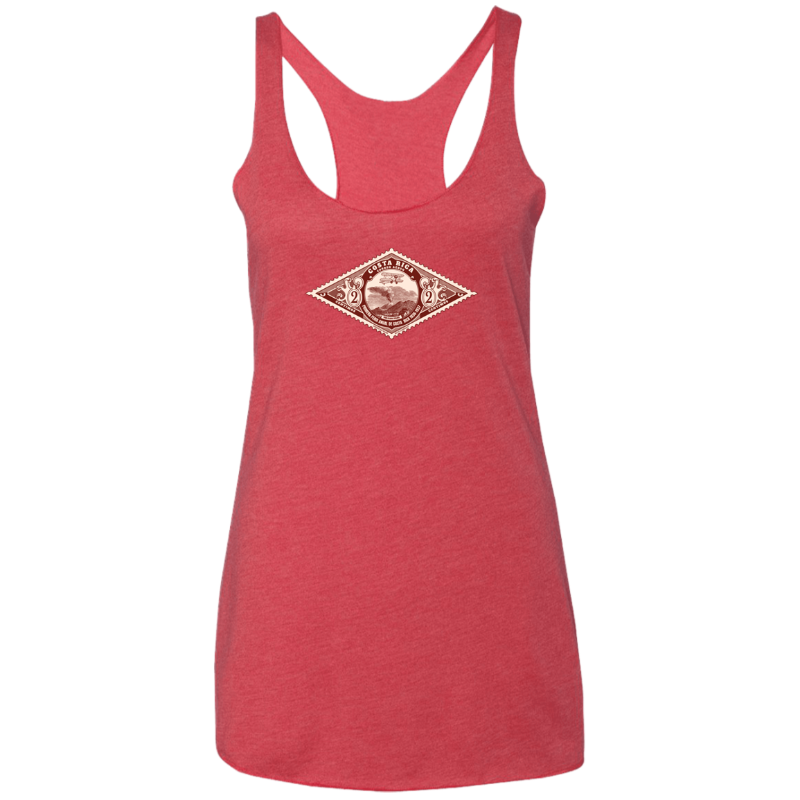 Vintage  Stamp Ladies Racerback Tank