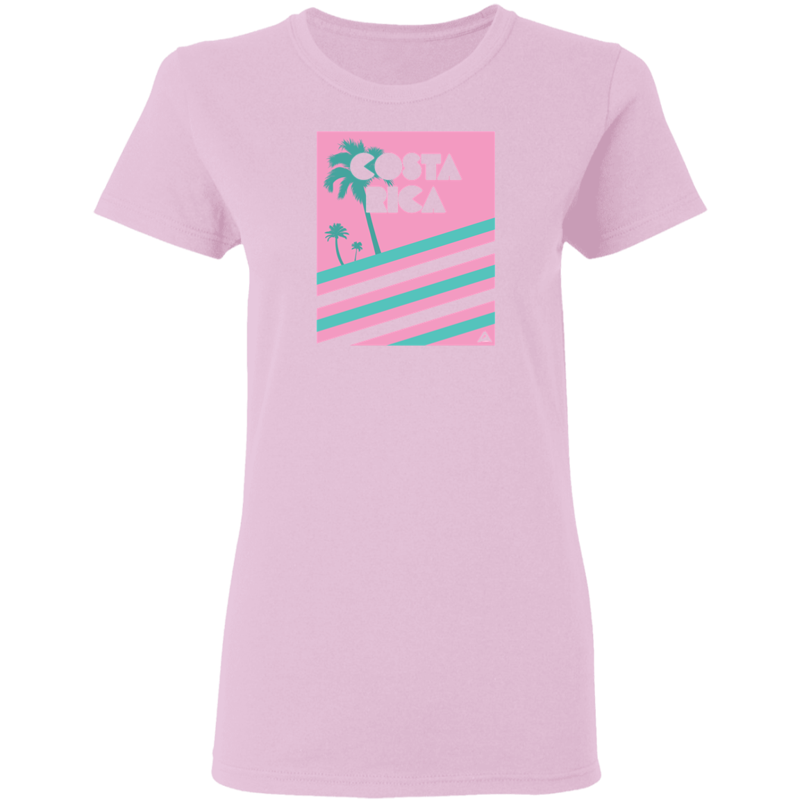 Miami Vice/ 80's (Pink) Ladies' T-Shirt